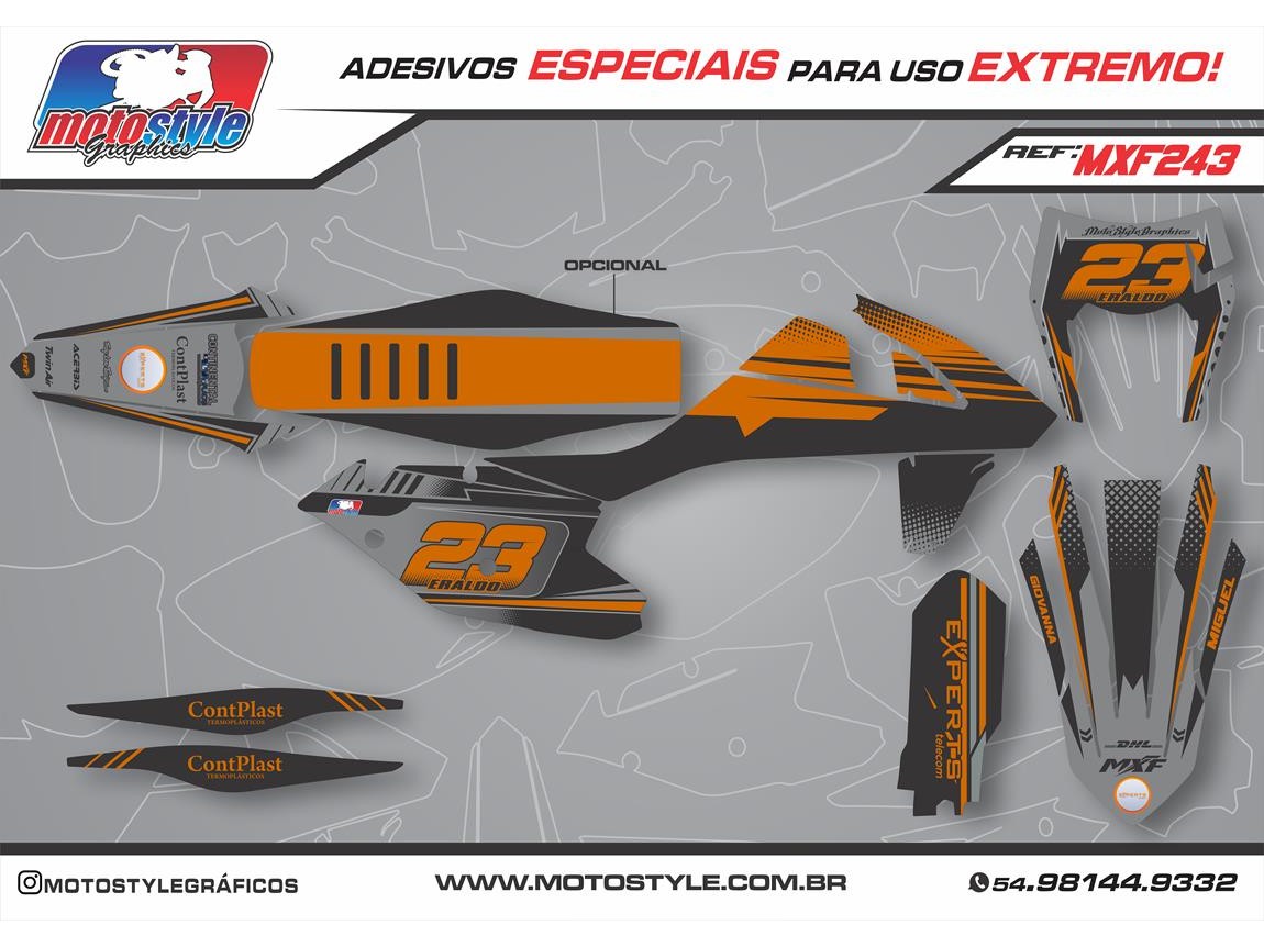 MXF 243 GRÁFICO ADESIVO MXF 4T