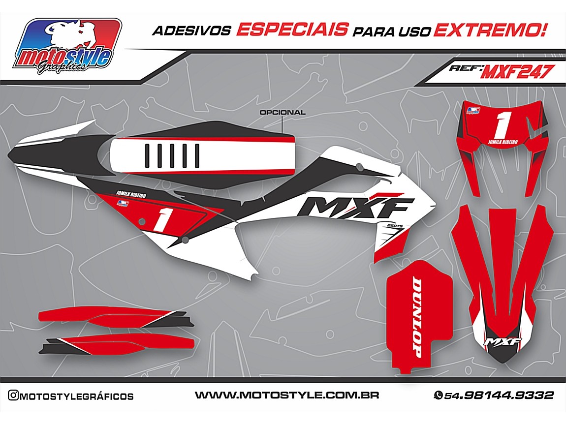 MXF 247 GRÁFICO ADESIVO MXF 4T