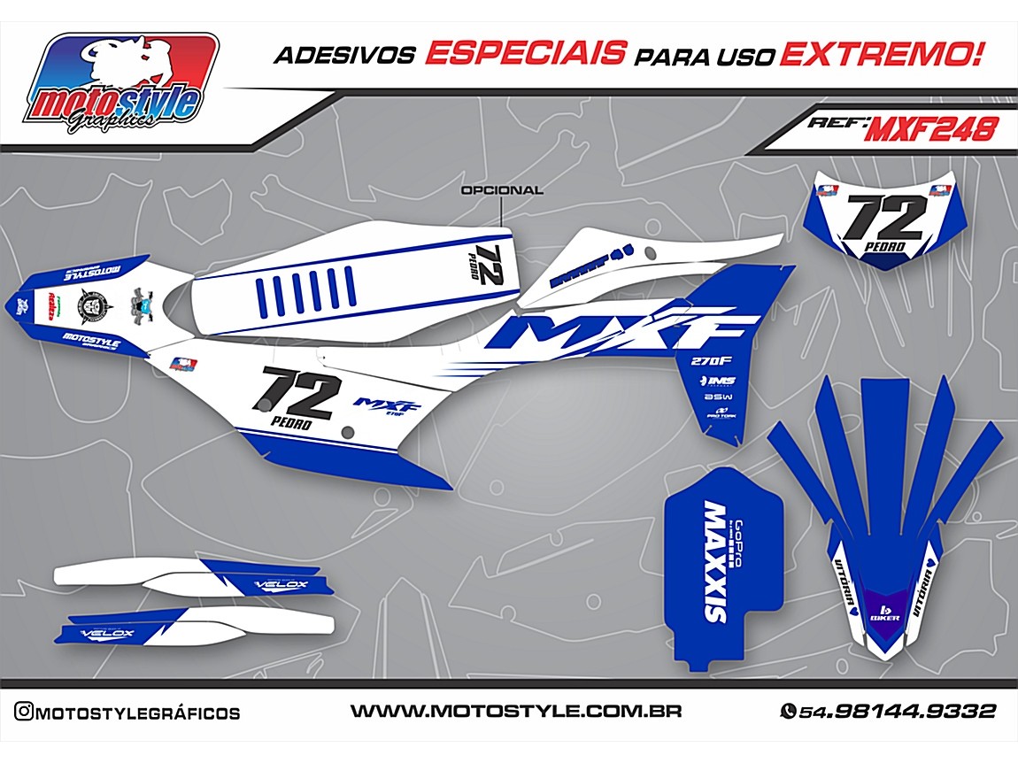 MXF 248 GRÁFICO ADESIVO MXF 4T