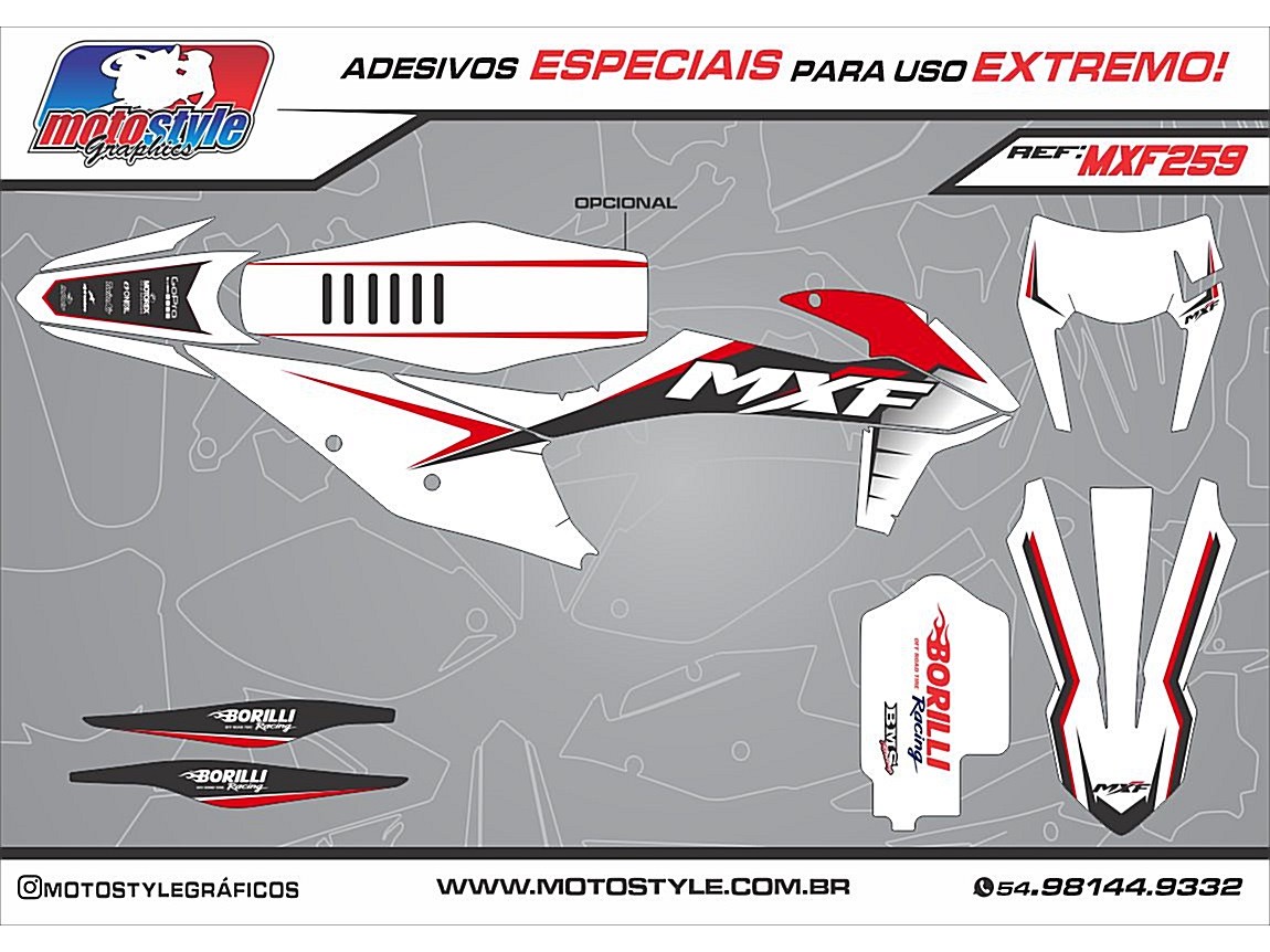 MXF 259 GRÁFICO ADESIVO MXF 4T