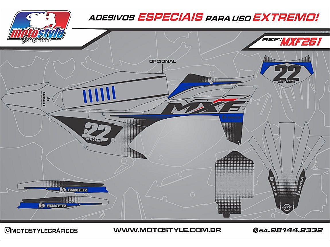 MXF 261 GRÁFICO ADESIVO MXF 4T