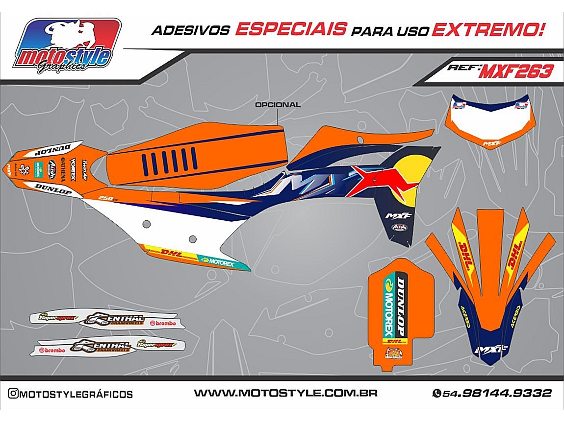 MXF 263 GRÁFICO ADESIVO MXF 4T