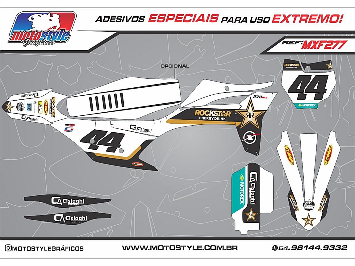 MXF 277 GRÁFICO ADESIVO MXF 4T