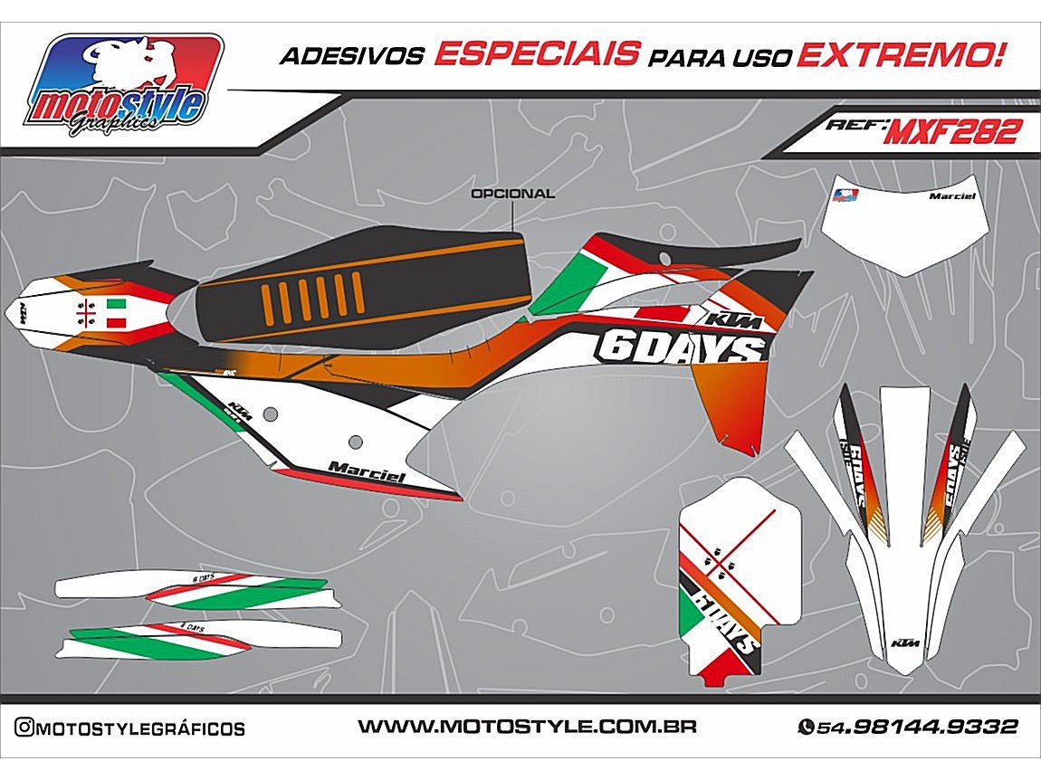 MXF 282 GRÁFICO ADESIVO MXF 4T