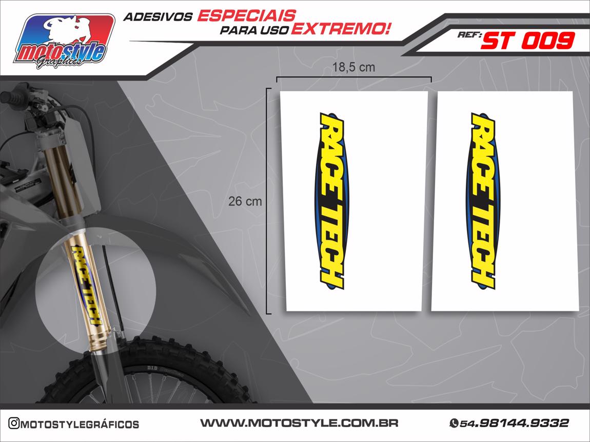 ST 009 ADESIVO DE SUSPENSÃO RACE TECH TRANSPARENTE