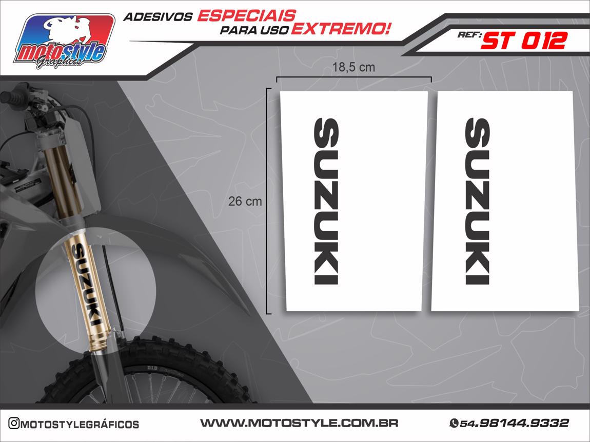 ST 012 ADESIVO DE SUSPENSÃO SUZUKI TRANSPARENTE