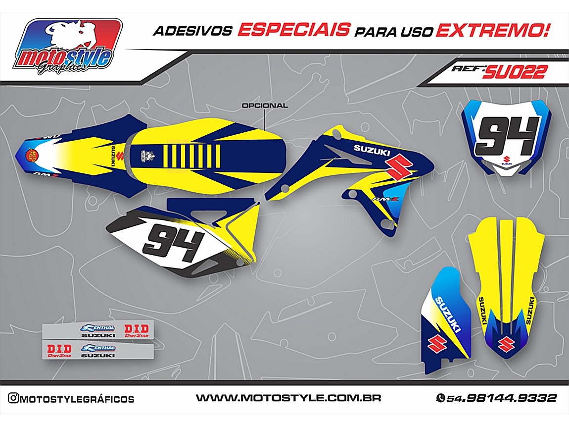 SU 022 GRÁFICO ADESIVO SUZUKI
