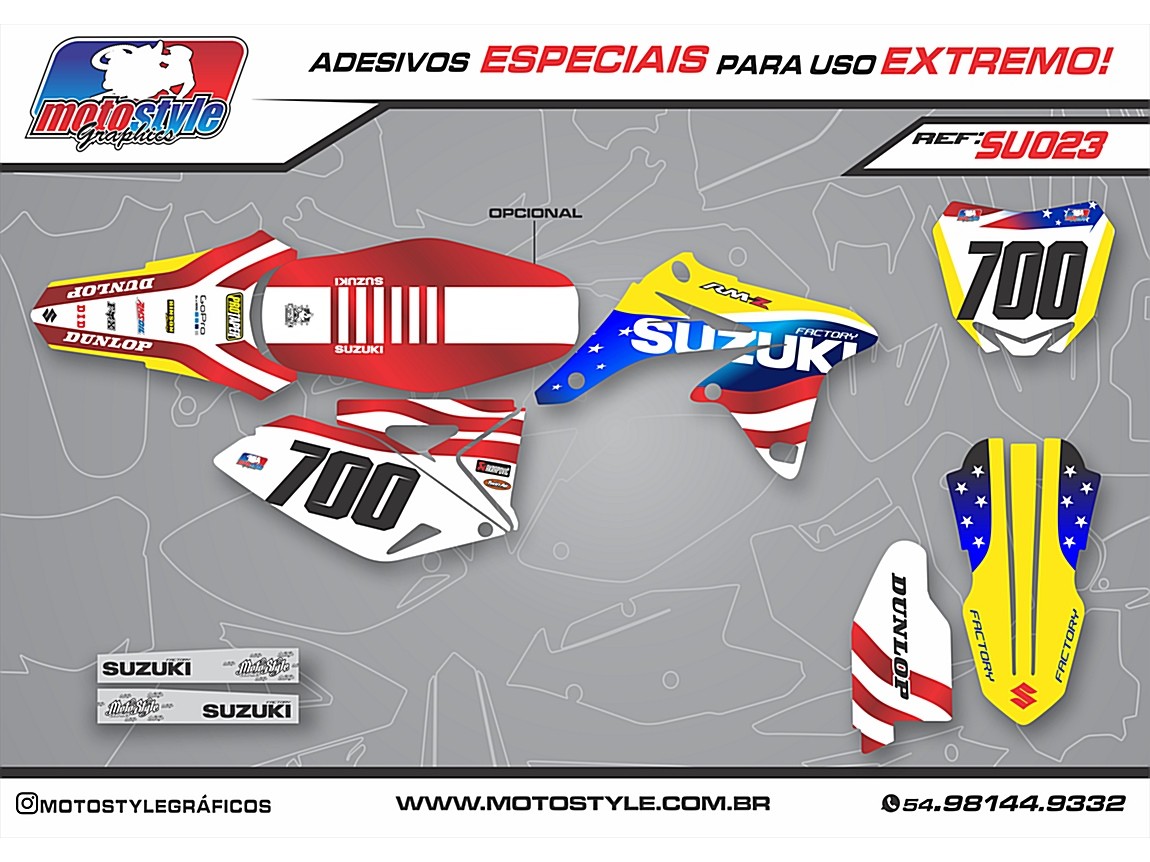 SU 023 GRÁFICO ADESIVO SUZUKI