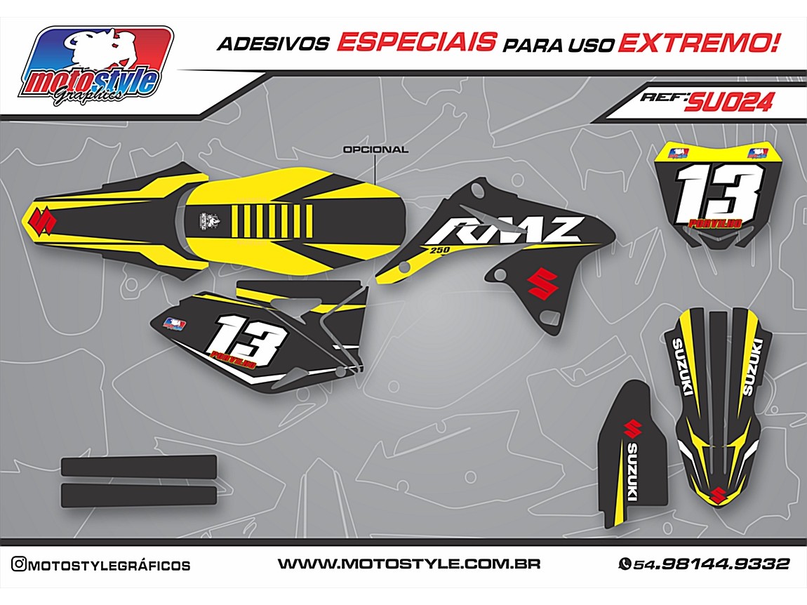 SU 024 GRÁFICO ADESIVO SUZUKI