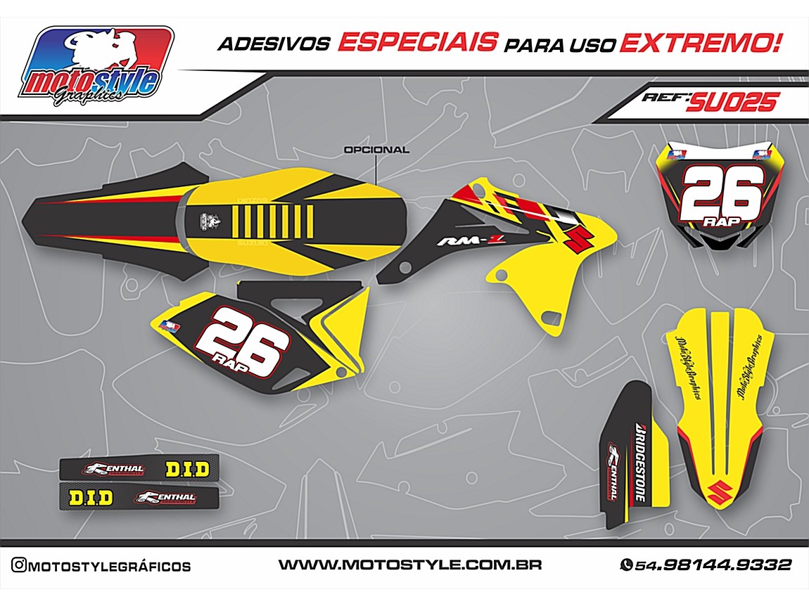 SU 025 GRÁFICO ADESIVO SUZUKI