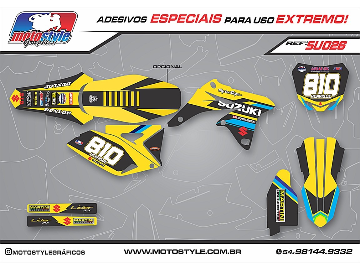 SU 026 GRÁFICO ADESIVO SUZUKI