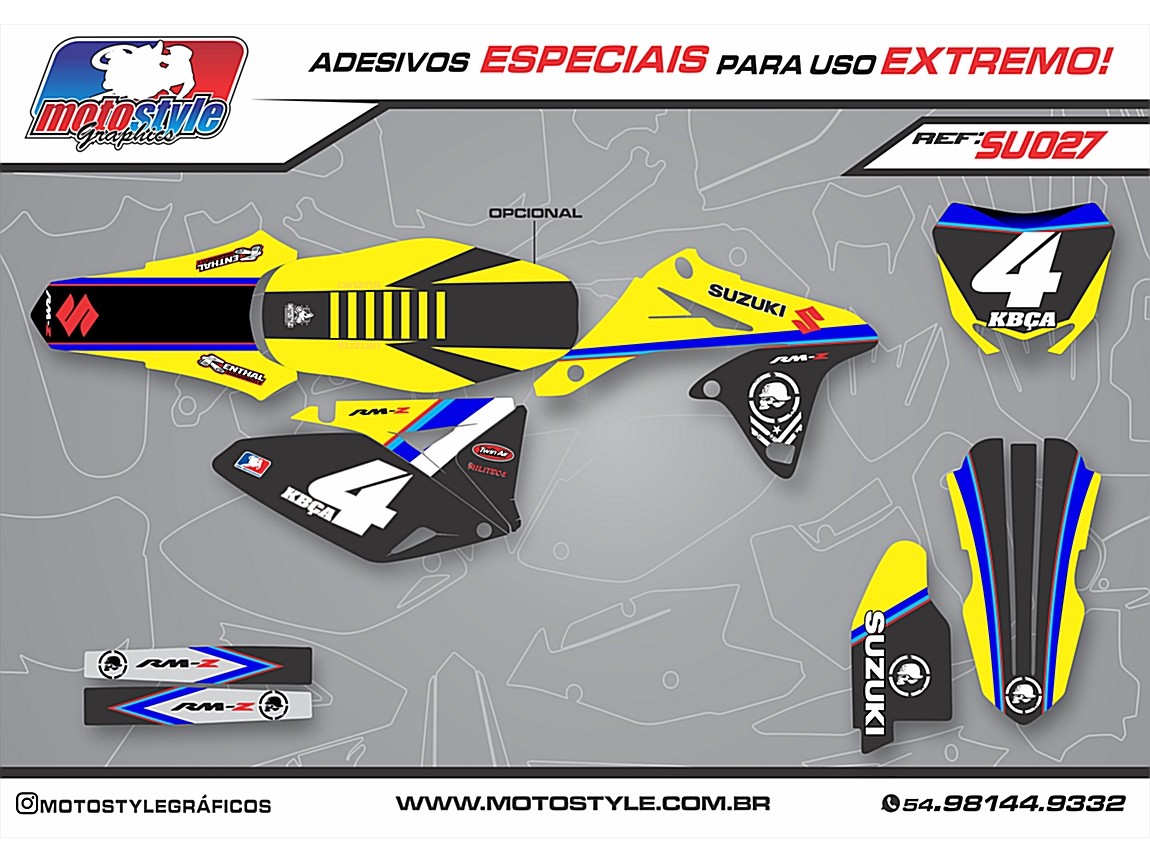 SU 027 GRÁFICO ADESIVO SUZUKI