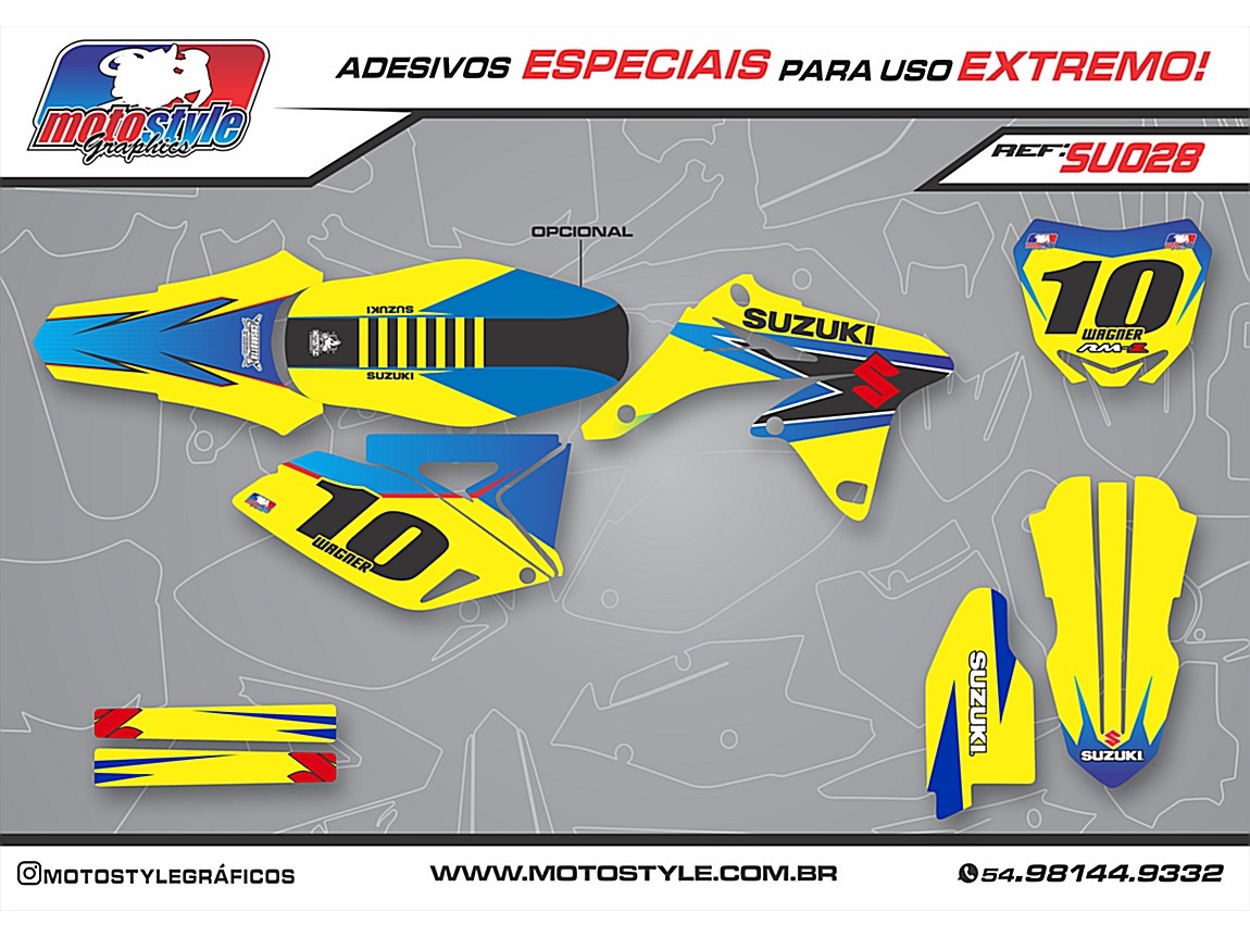 SU 028 GRÁFICO ADESIVO SUZUKI