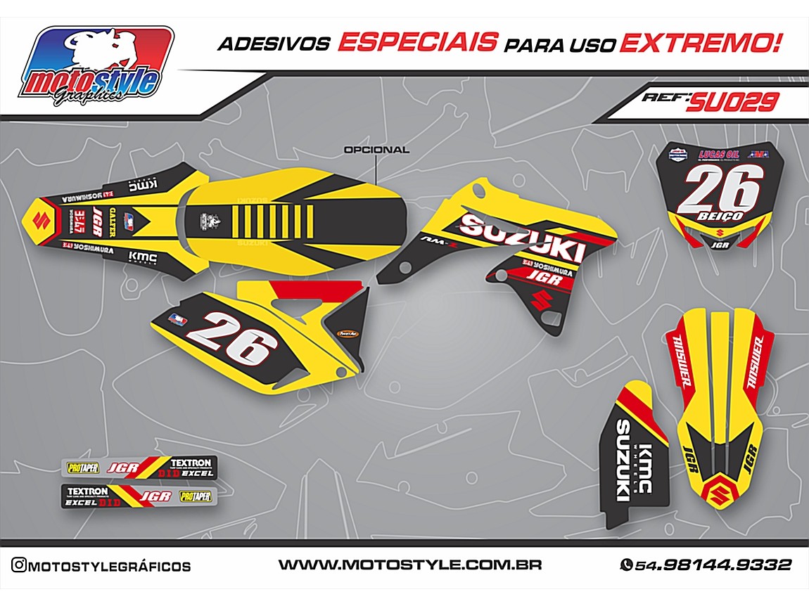 SU 029 GRÁFICO ADESIVO SUZUKI