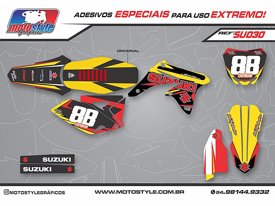 SU 030 GRÁFICO ADESIVO SUZUKI