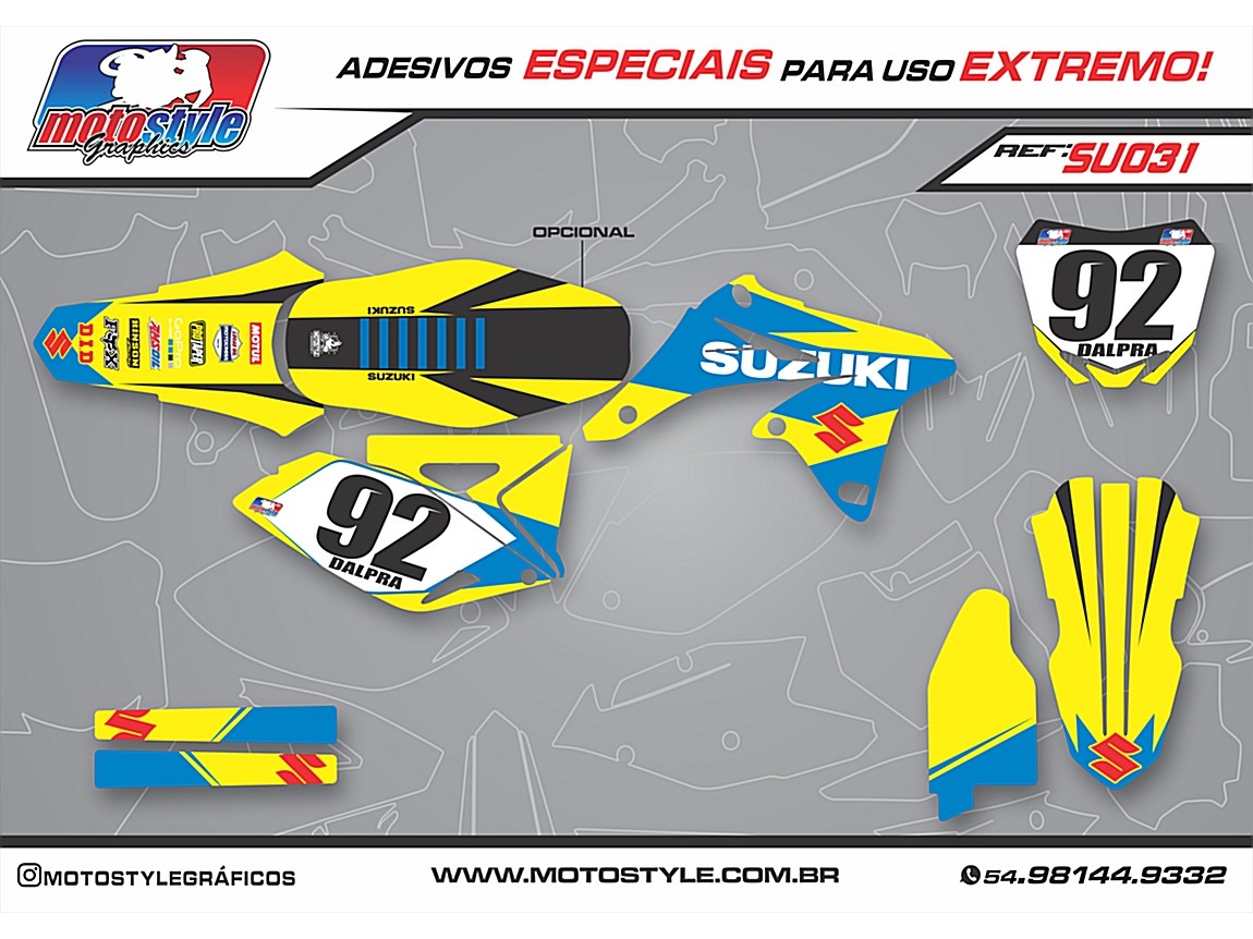 SU 031 GRÁFICO ADESIVO SUZUKI