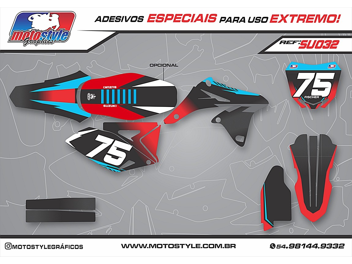 SU 032 GRÁFICO ADESIVO SUZUKI