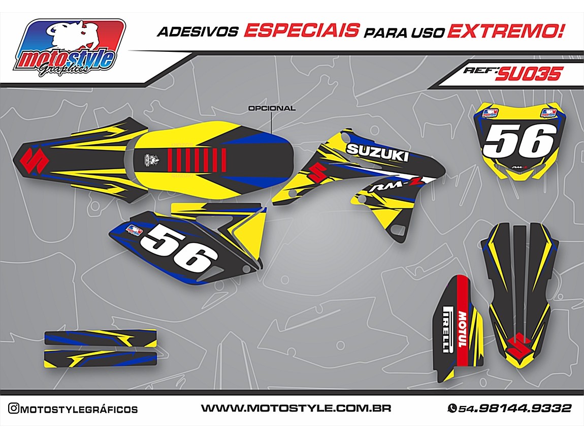 SU 035 GRÁFICO ADESIVO SUZUKI