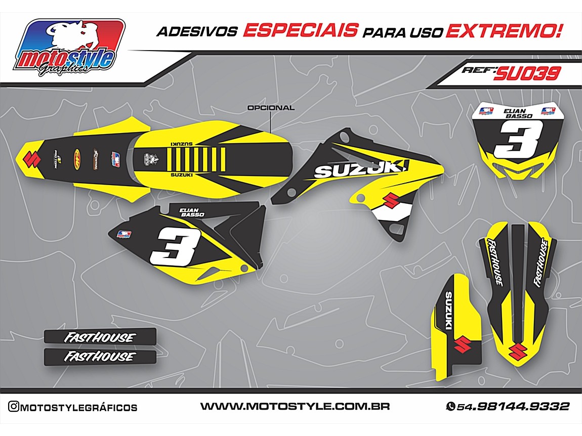 SU 039 GRÁFICO ADESIVO SUZUKI