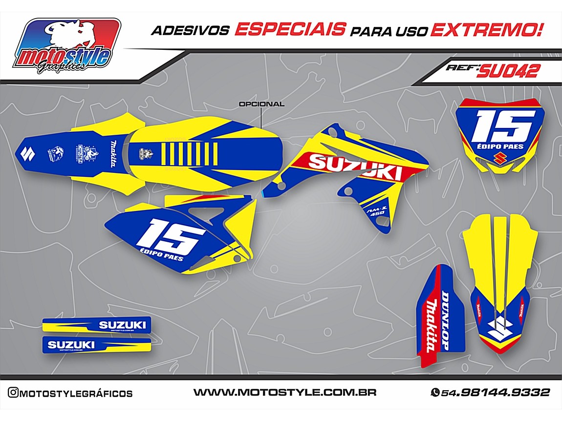 SU 042 GRÁFICO ADESIVO SUZUKI