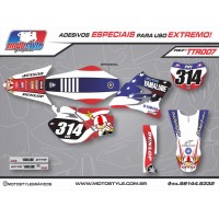 TTR 007 GRÁFICO ADESIVO YAMAHA TTR KICK BUTTOWSKI