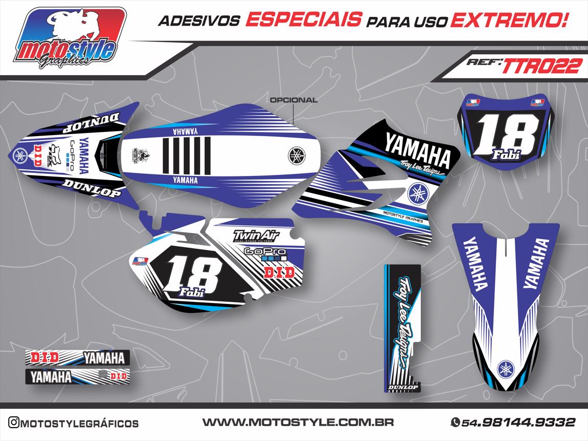 TTR 022 GRÁFICO ADESIVO YAMAHA TTR
