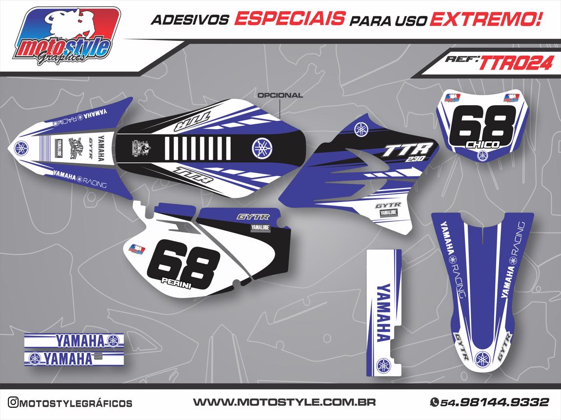 TTR 024 GRÁFICO ADESIVO YAMAHA TTR