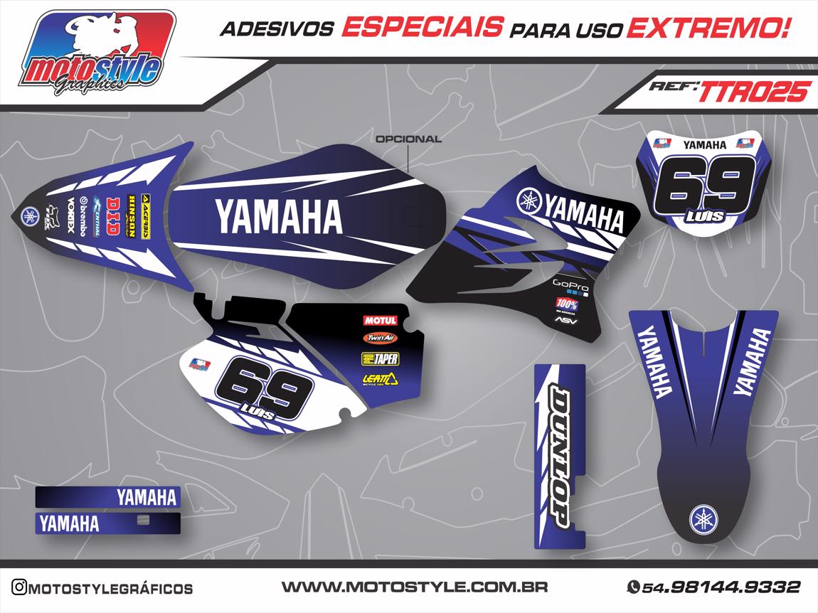 TTR 025 GRÁFICO ADESIVO YAMAHA TTR
