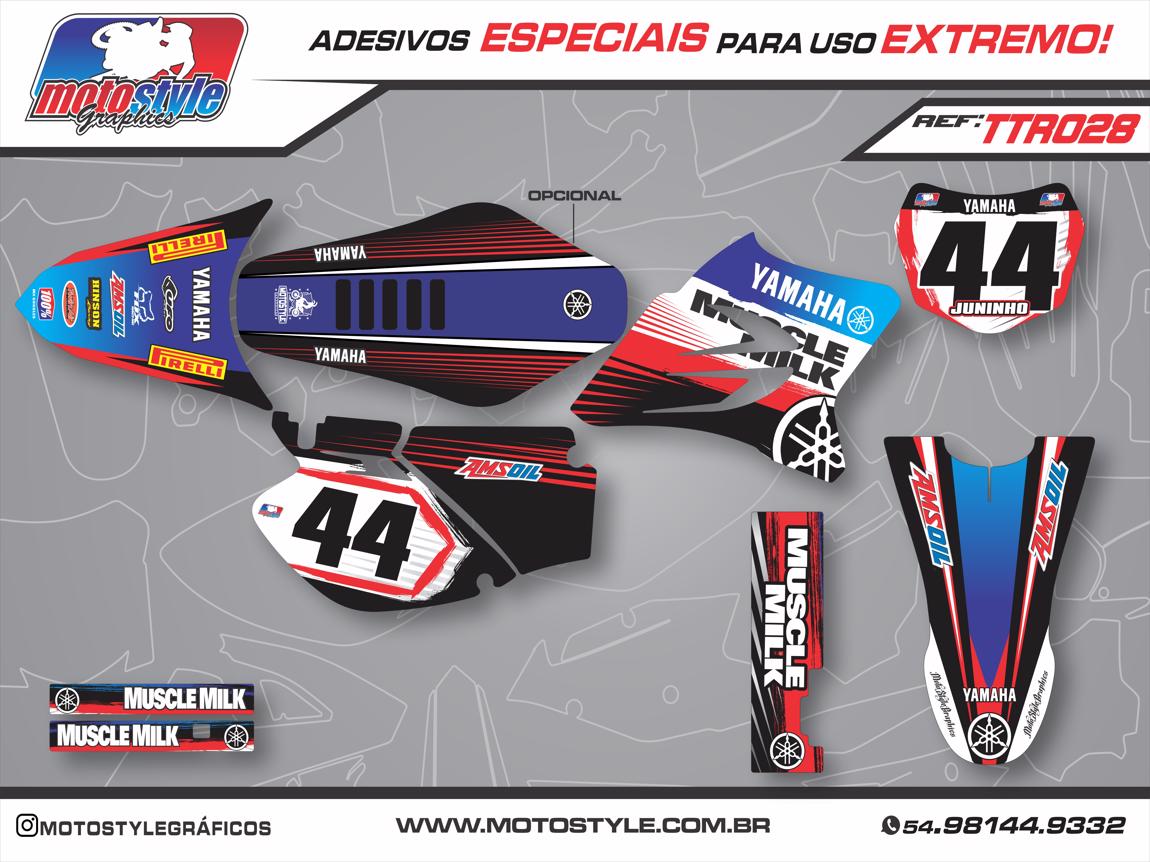 TTR 028 GRÁFICO ADESIVO YAMAHA TTR MUSCLE MILK