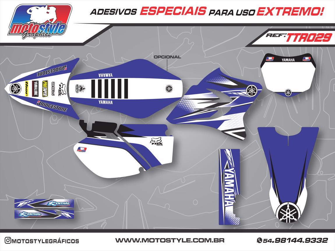 TTR 029 GRÁFICO ADESIVO YAMAHA TTR