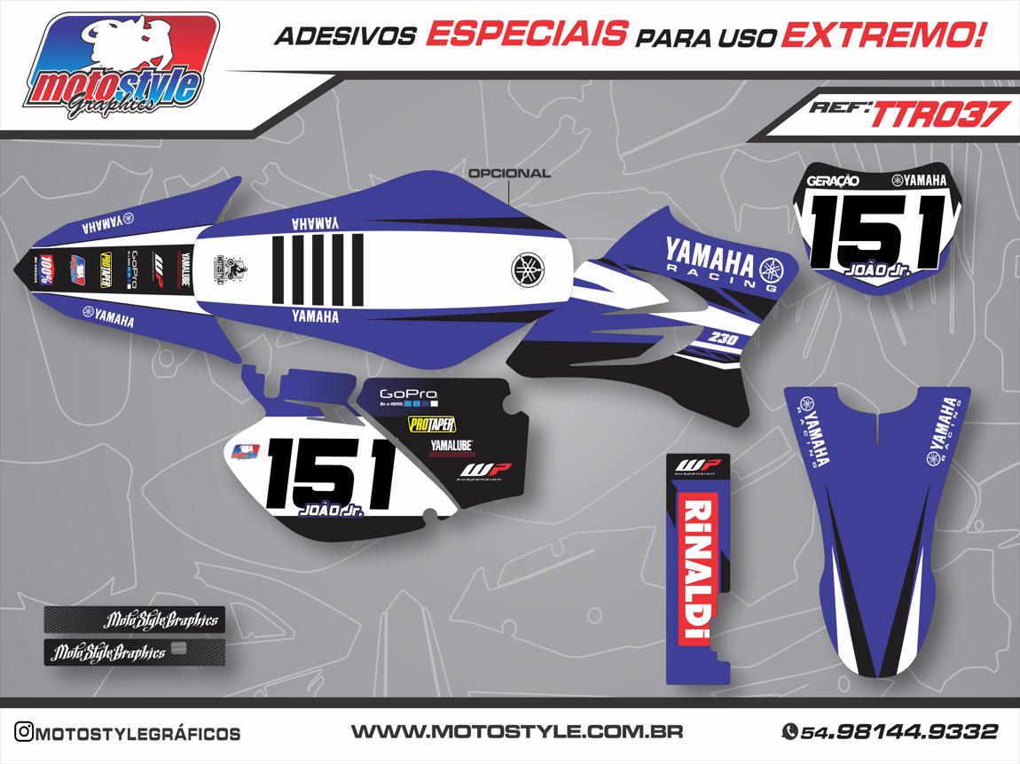 TTR 037 GRÁFICO ADESIVO YAMAHA TTR
