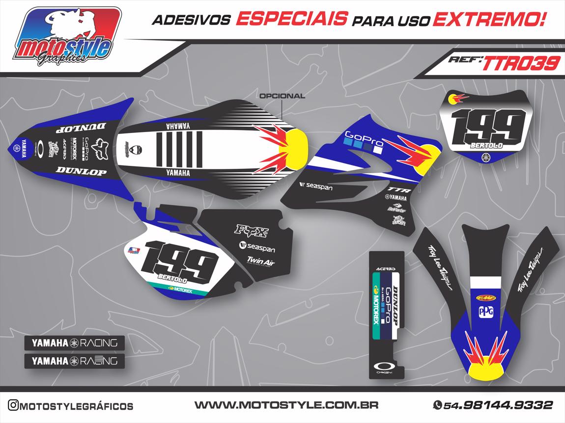 TTR 039 GRÁFICO ADESIVO YAMAHA TTR