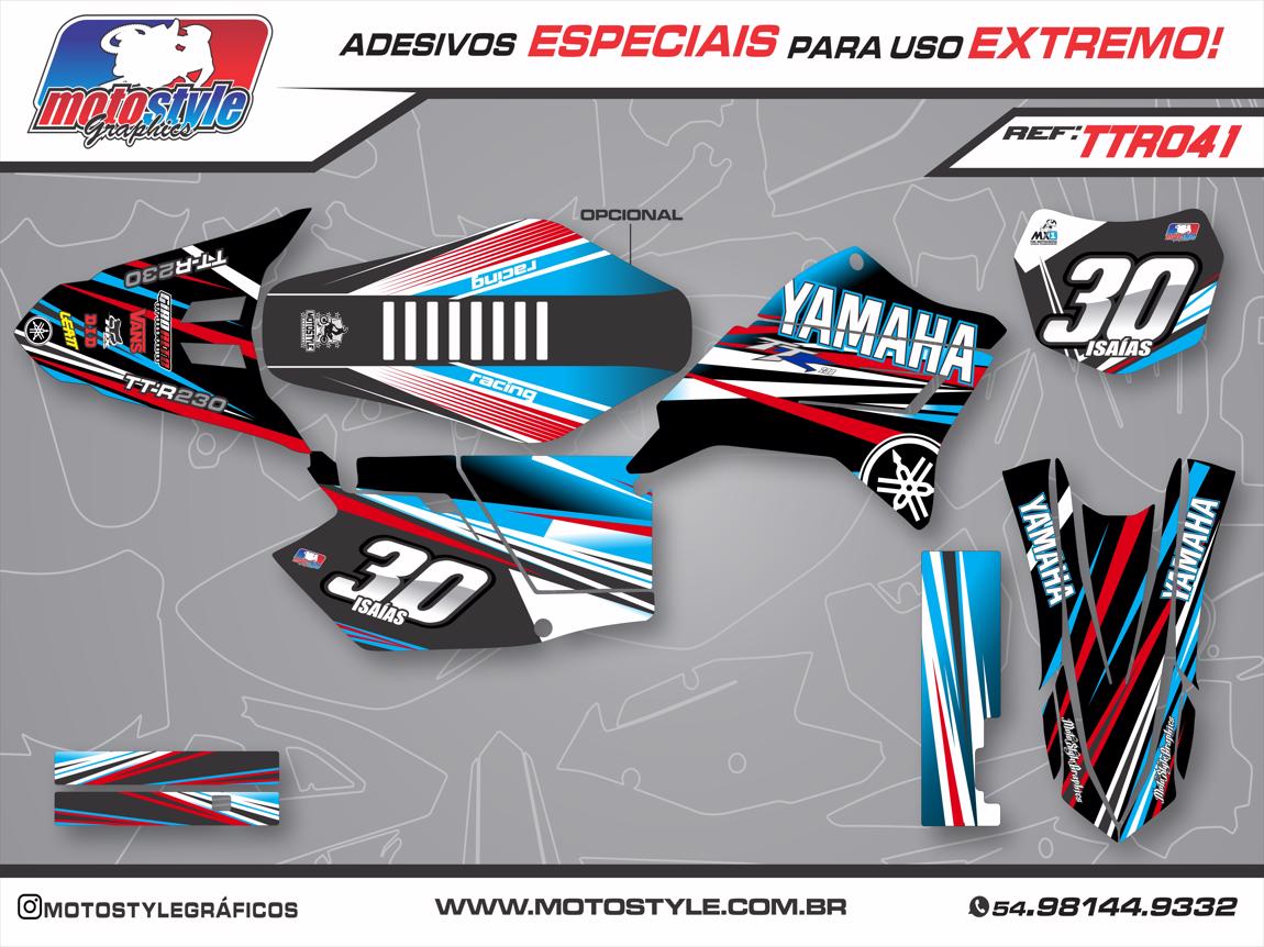 TTR 041 GRÁFICO ADESIVO YAMAHA TTR