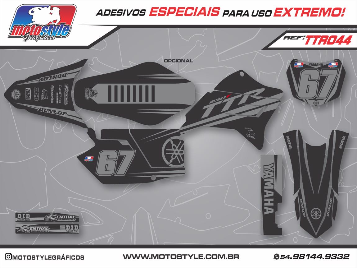 TTR 044 GRÁFICO ADESIVO YAMAHA TTR