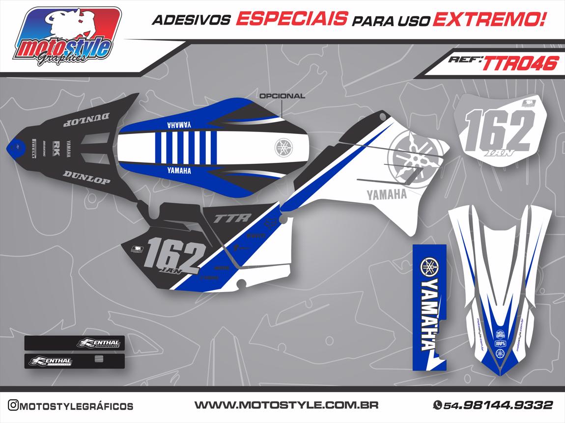 TTR 046 GRÁFICO ADESIVO YAMAHA TTR