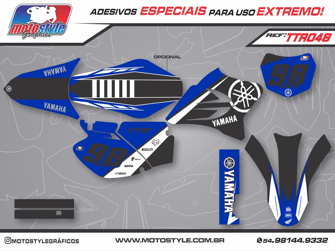 TTR 048 GRÁFICO ADESIVO YAMAHA TTR
