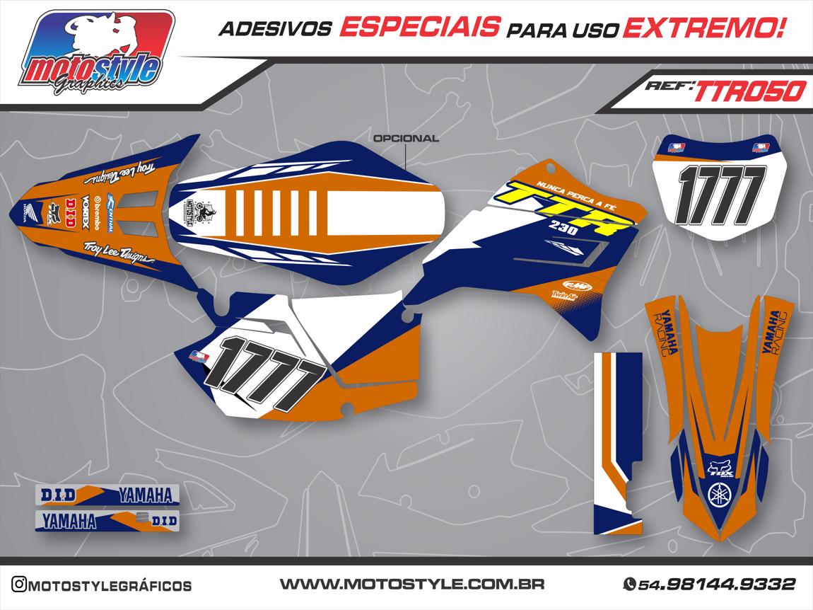 TTR 050 GRÁFICO ADESIVO YAMAHA TTR