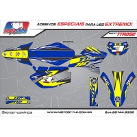 TTR 052 GRÁFICO ADESIVO YAMAHA TTR