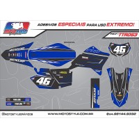 TTR 053 GRÁFICO ADESIVO YAMAHA TTR