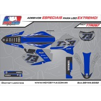 TTR 057 GRÁFICO ADESIVO YAMAHA TTR