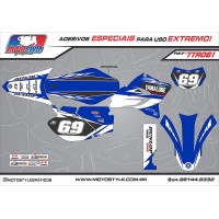 TTR 061 GRÁFICO ADESIVO YAMAHA TTR
