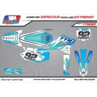 TTR 063 GRÁFICO ADESIVO YAMAHA TTR