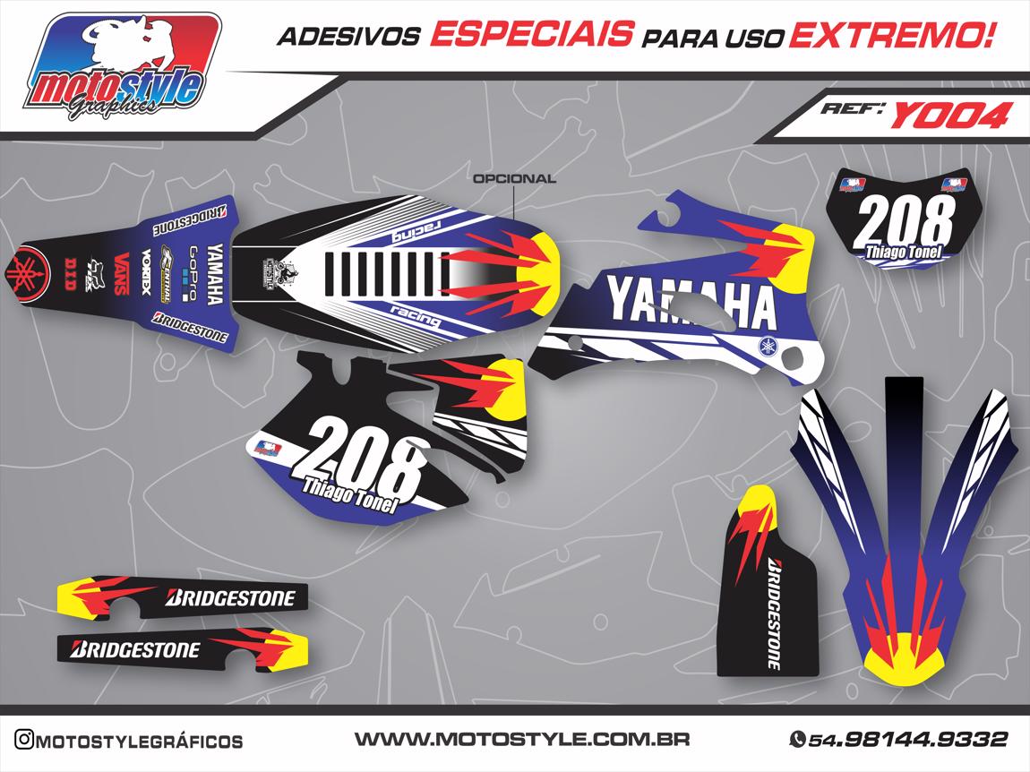 Y 004 GRÁFICO ADESIVO YAMAHA YZ - WR