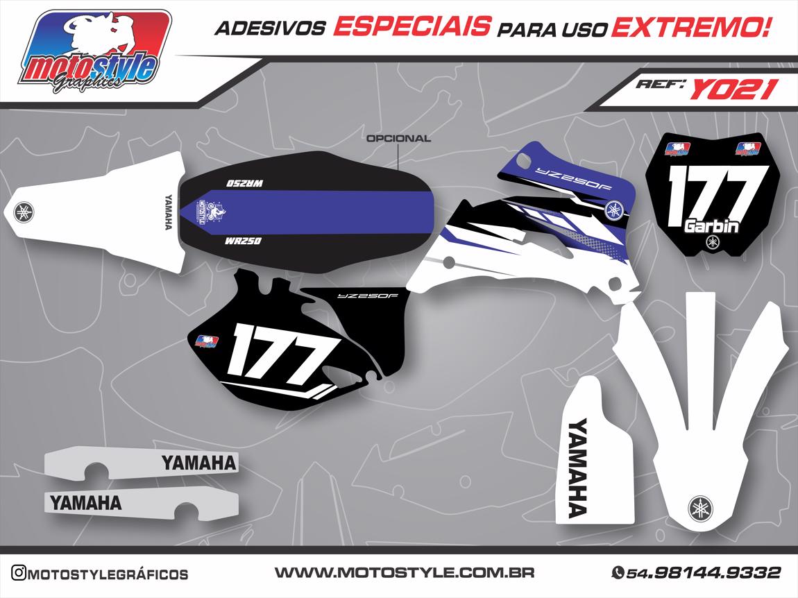 Y 021 GRÁFICO ADESIVO YAMAHA YZ - WR