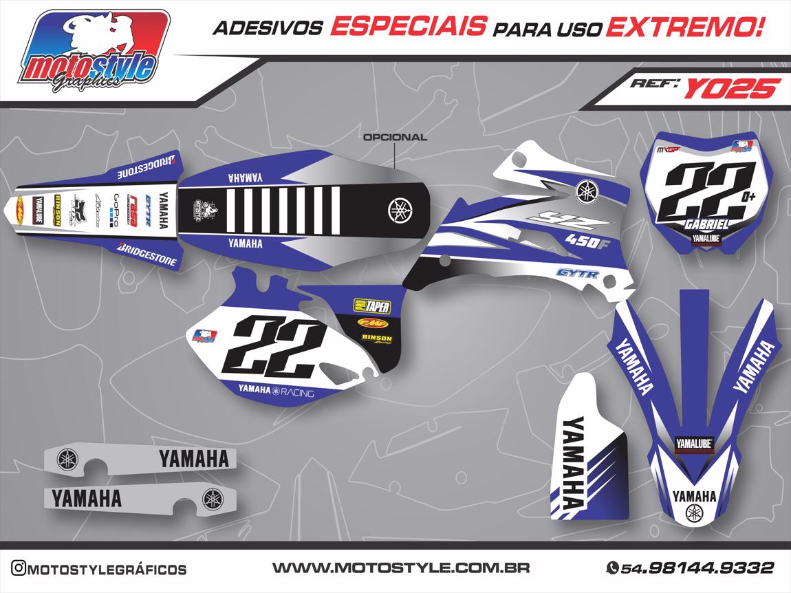 Y 025 GRÁFICO ADESIVO YAMAHA YZ - WR