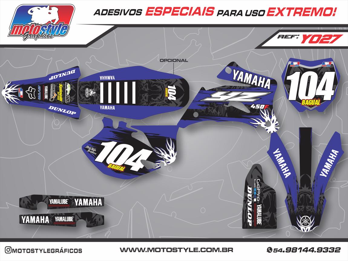 Y 027 GRÁFICO ADESIVO YAMAHA YZ - WR