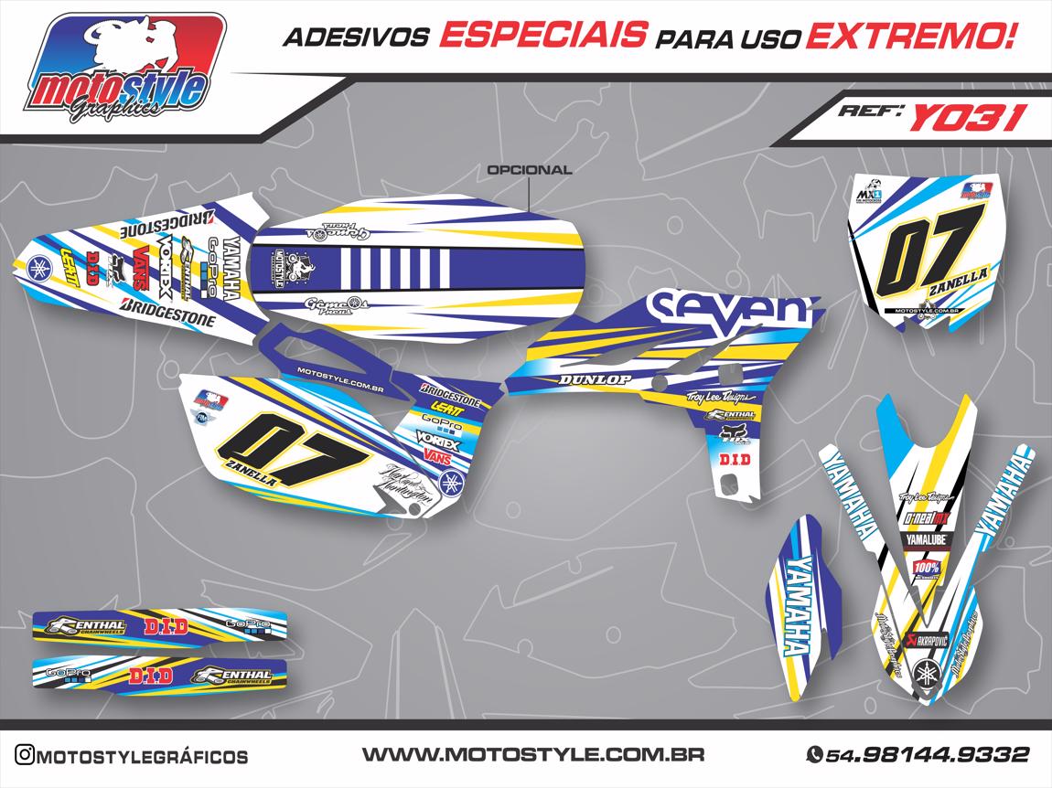 Y 031 GRÁFICO ADESIVO YAMAHA YZ - WR