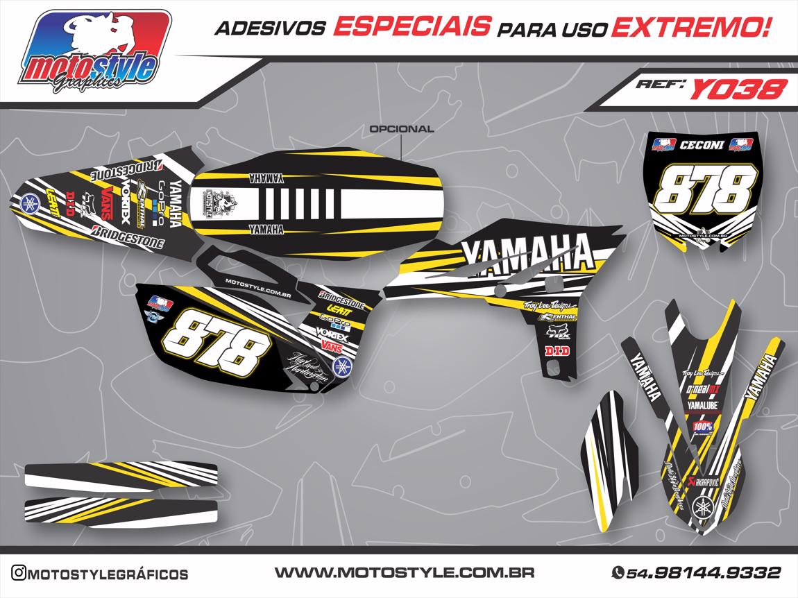 Y 038 GRÁFICO ADESIVO YAMAHA YZ - WR