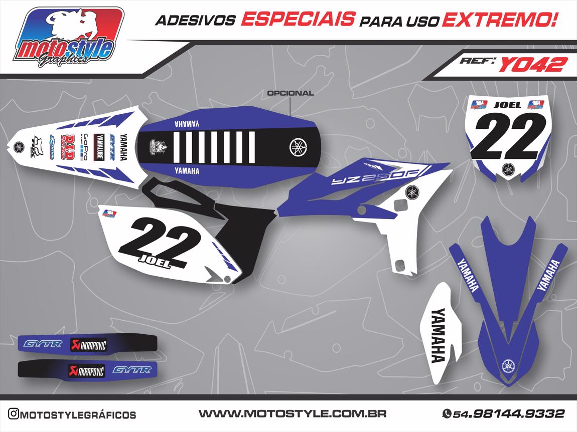 Y 042 GRÁFICO ADESIVO YAMAHA YZ - WR