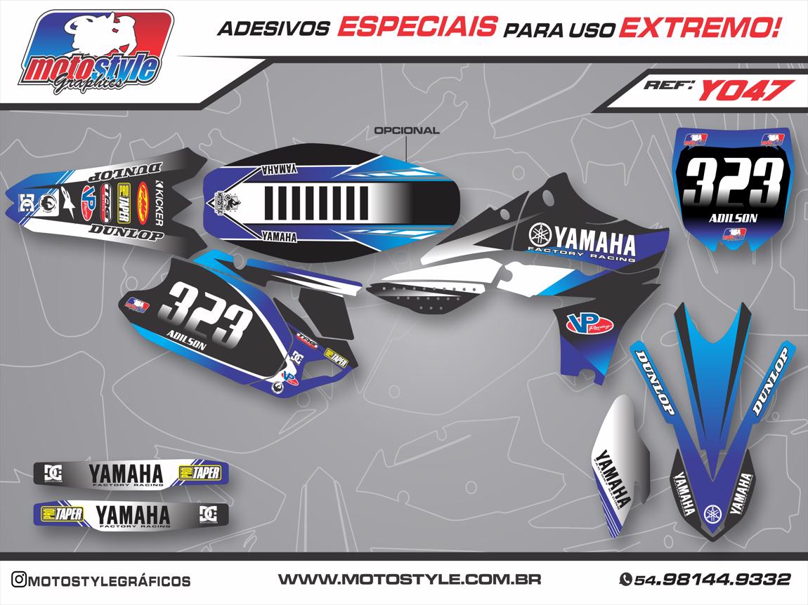Y 047 GRÁFICO ADESIVO YAMAHA YZ - WR